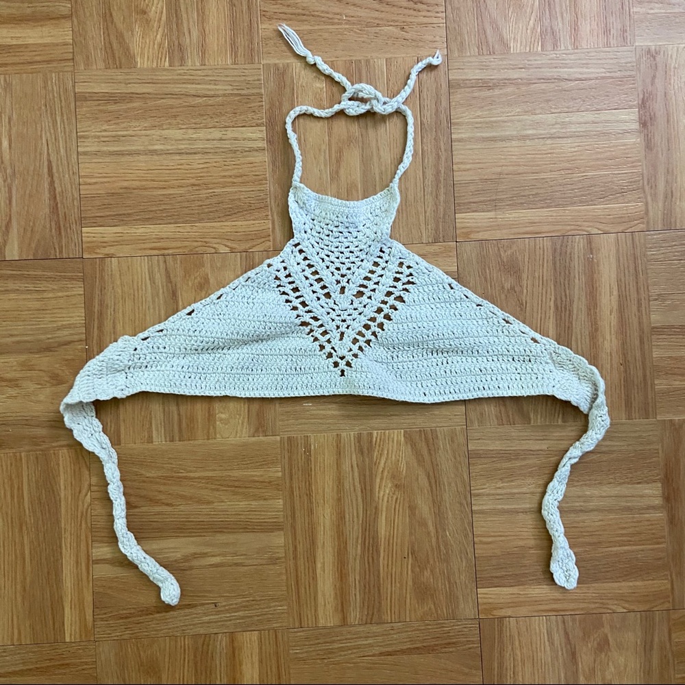 A love story by af crochet bikini top xs/s